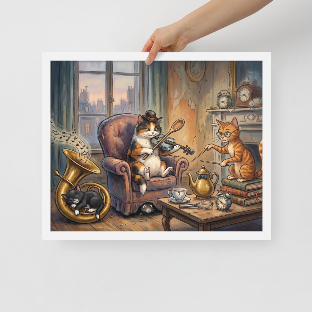 The Feline Symphony Mockup