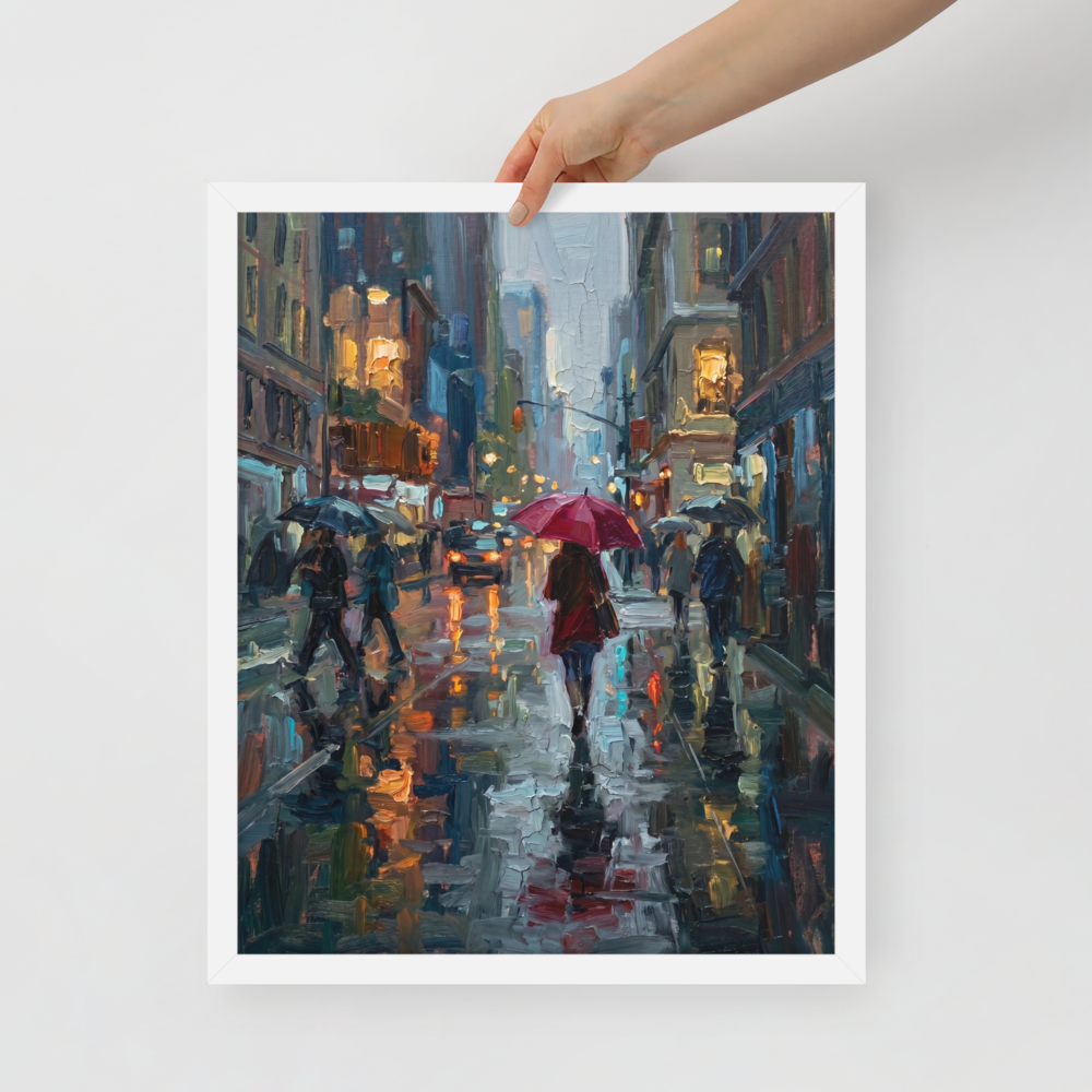 Neon Rain Mockup
