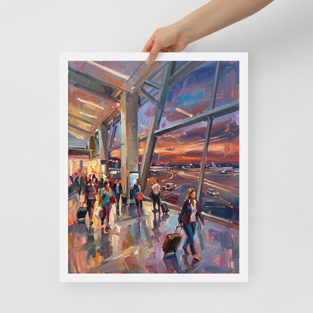 Departures at Dusk Mockup