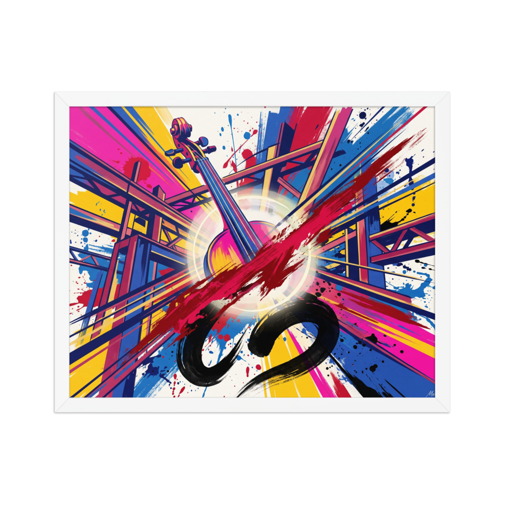 Resonant Frequency - Futurism Print | Living Room Wall Art – Meron