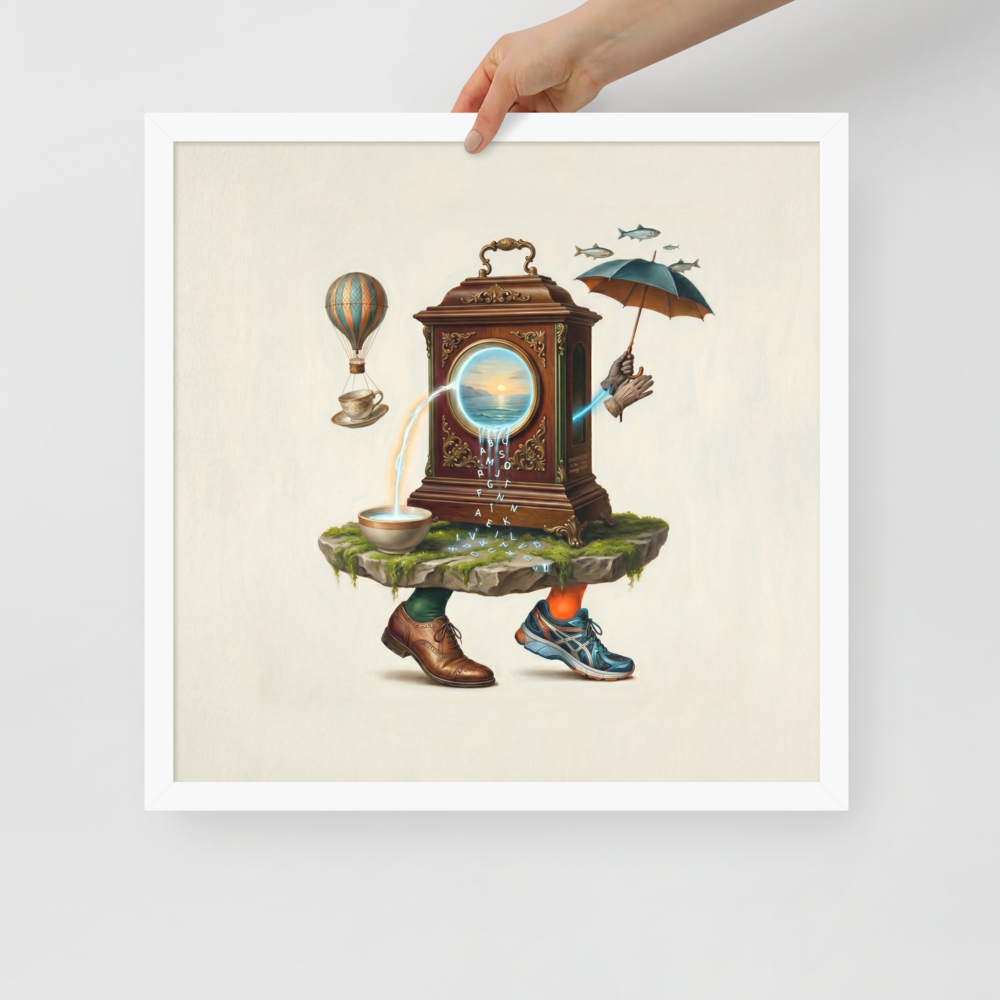 Time's Liquid Journey Mockup