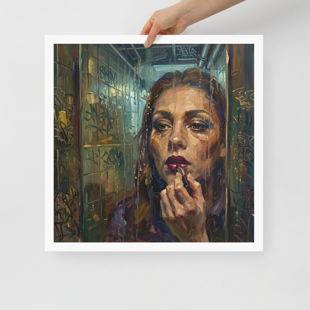 Behind the Glass Mockup