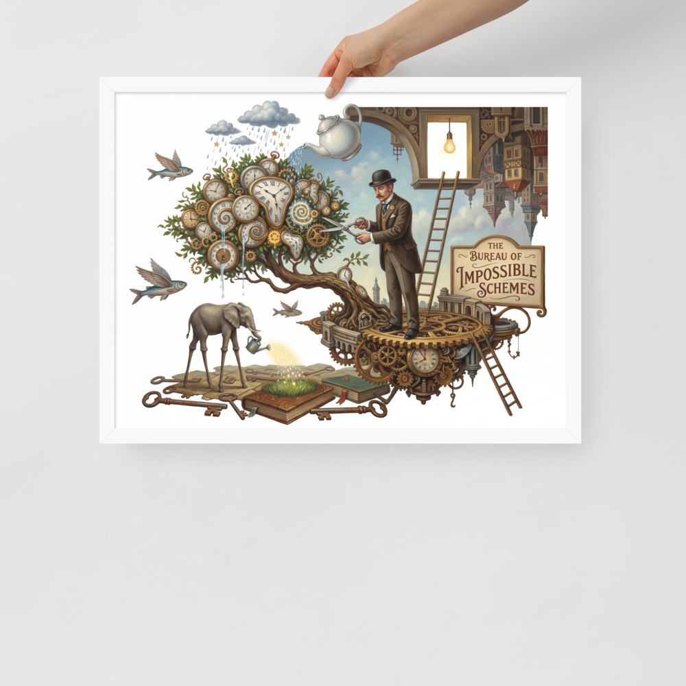The Bureau of Impossible Schemes Mockup