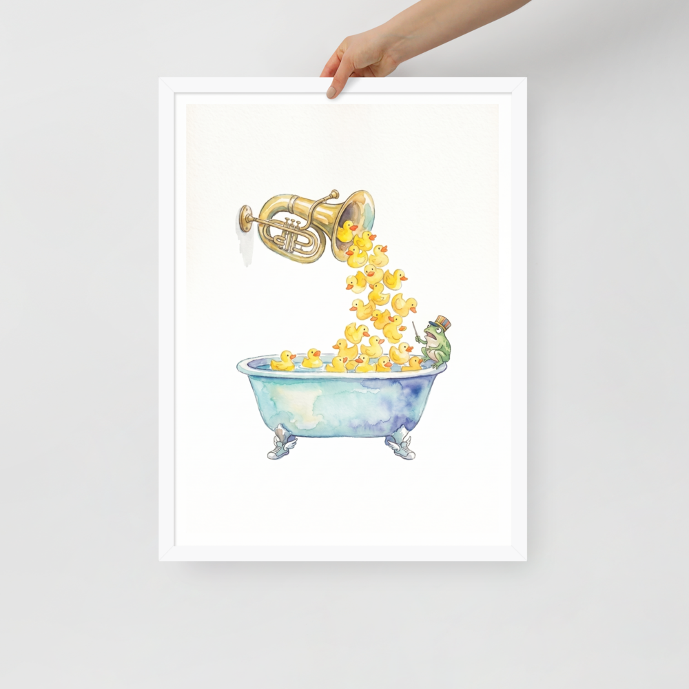 The Symphony of Rubber Ducks Mockup