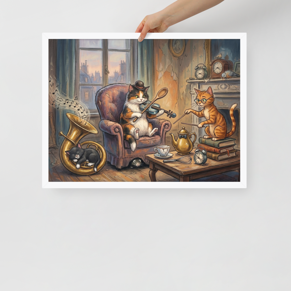 The Feline Symphony Mockup