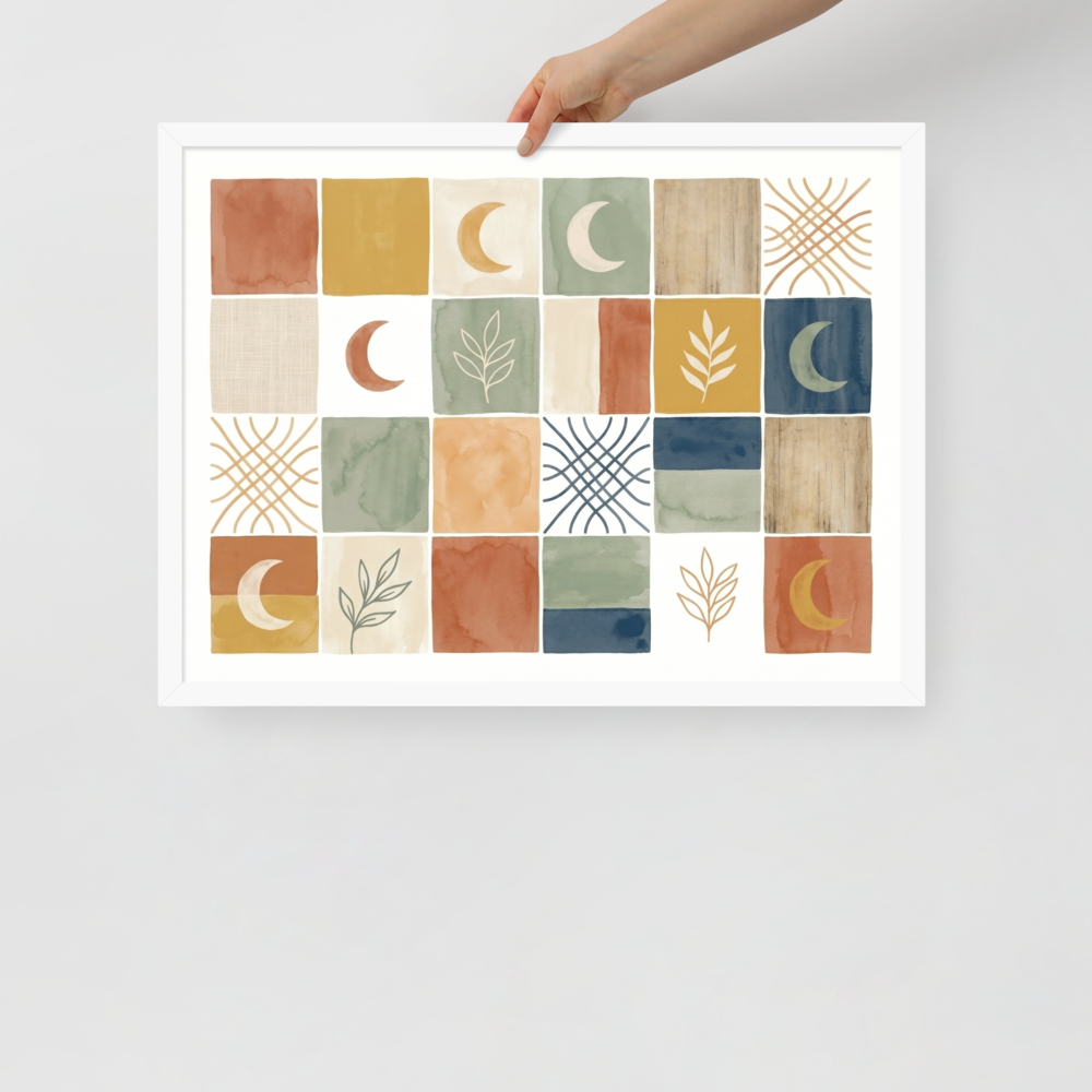 Celestial Patchwork Mockup