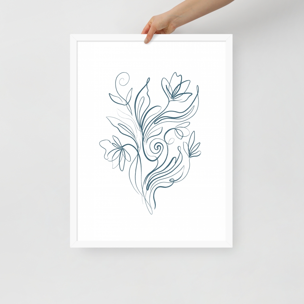 Fluid Blooms Mockup