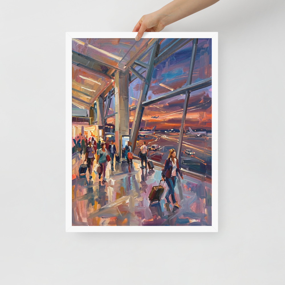 Departures at Dusk Mockup