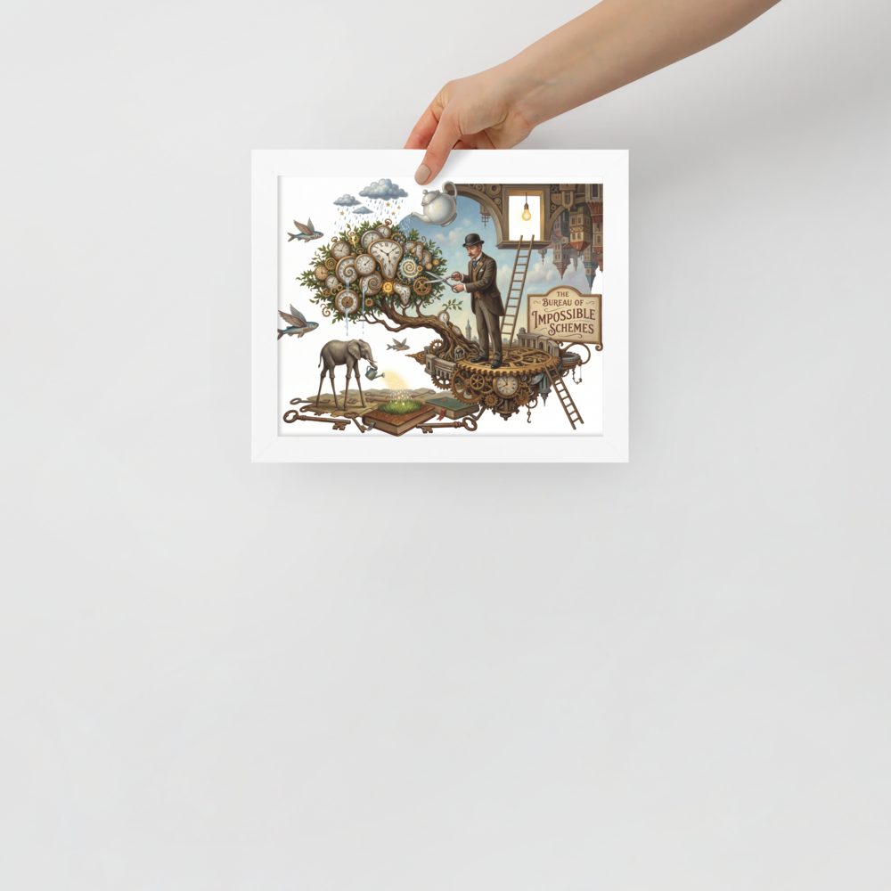 The Bureau of Impossible Schemes Mockup