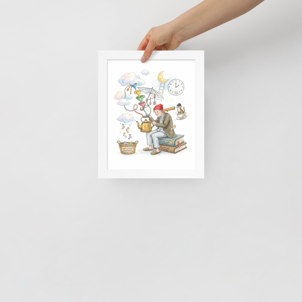 The Gravity of Socks Mockup