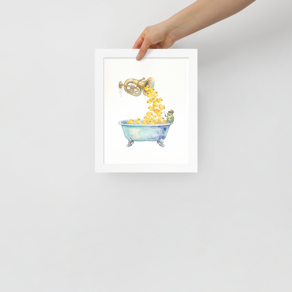 The Symphony of Rubber Ducks Mockup