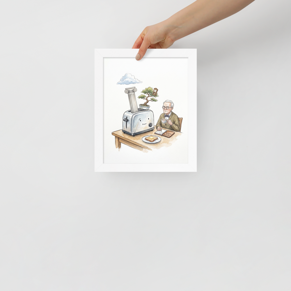 The Absurdity of Breakfast Mockup