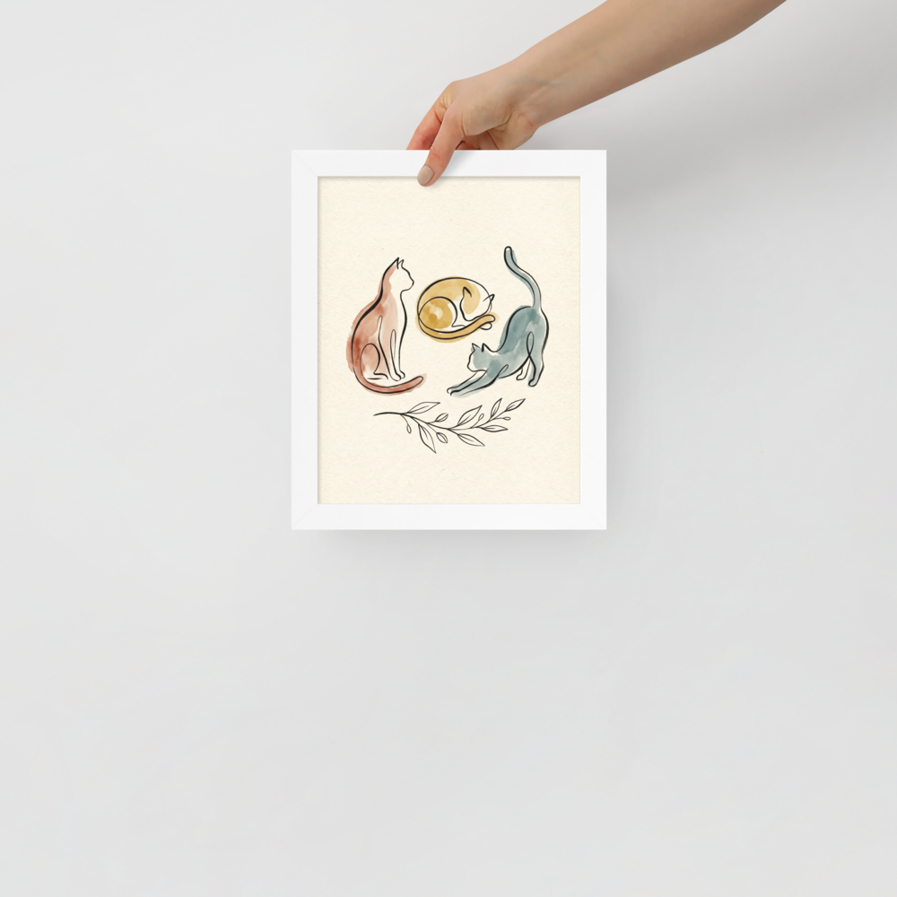 Feline Trio Mockup