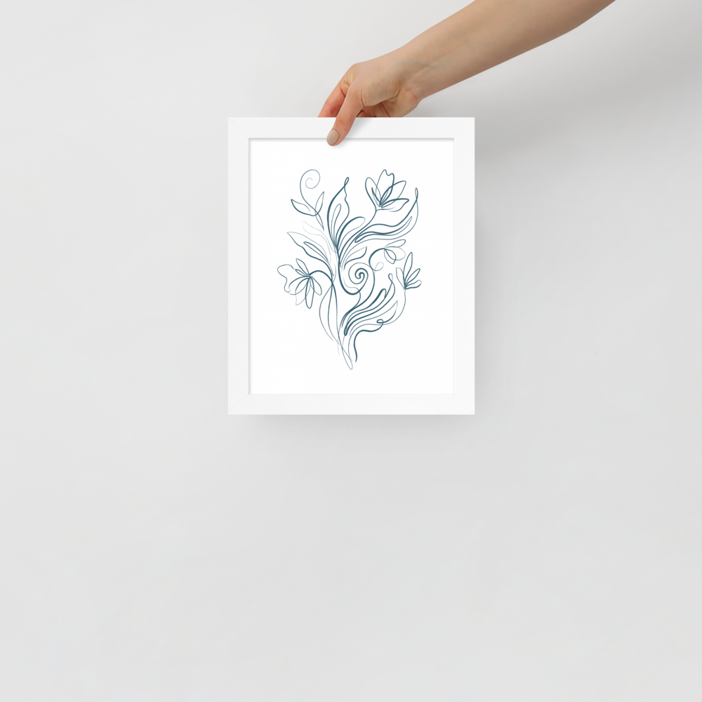 Fluid Blooms Mockup