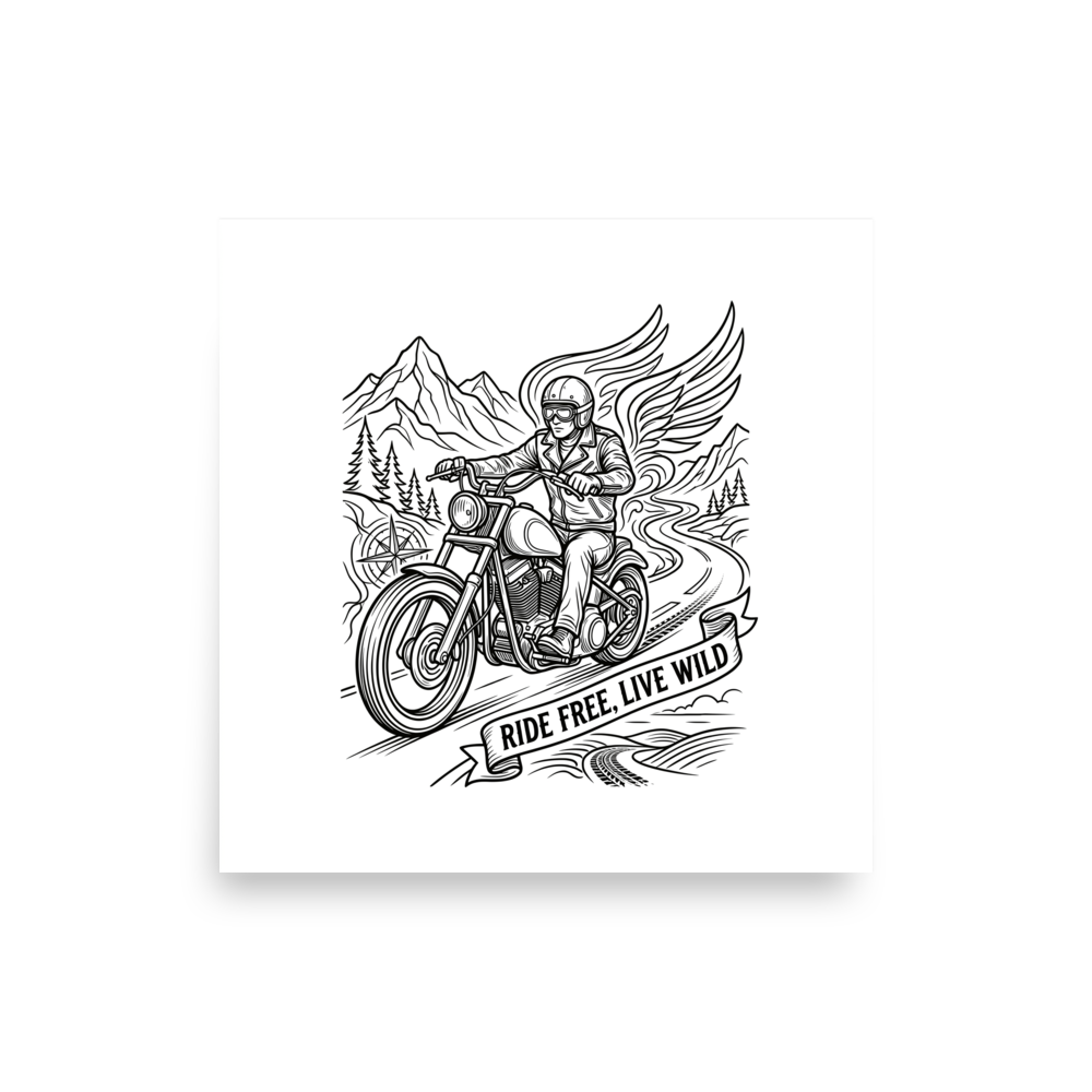 Ride Free Mockup