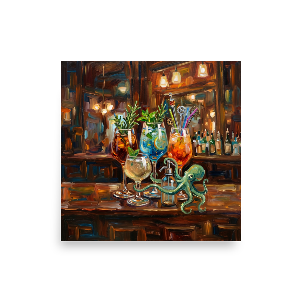 The Alchemist's Bar Mockup