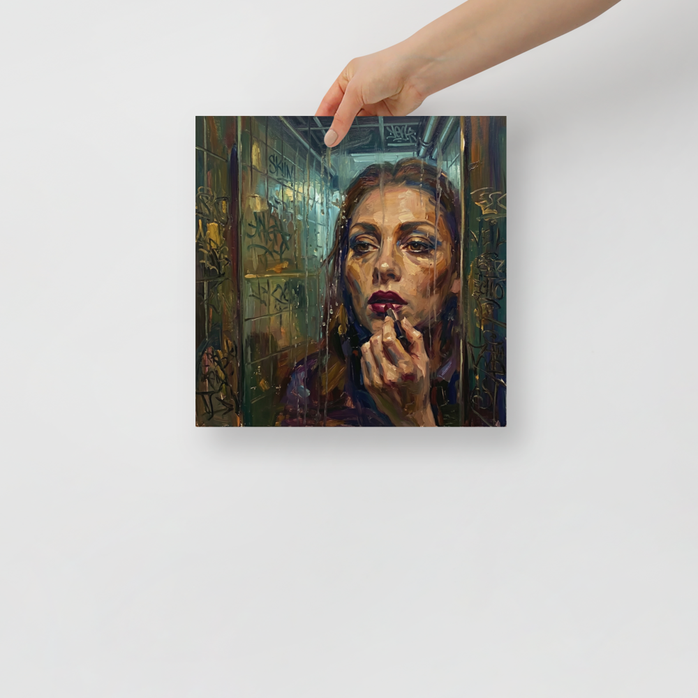 Behind the Glass Mockup
