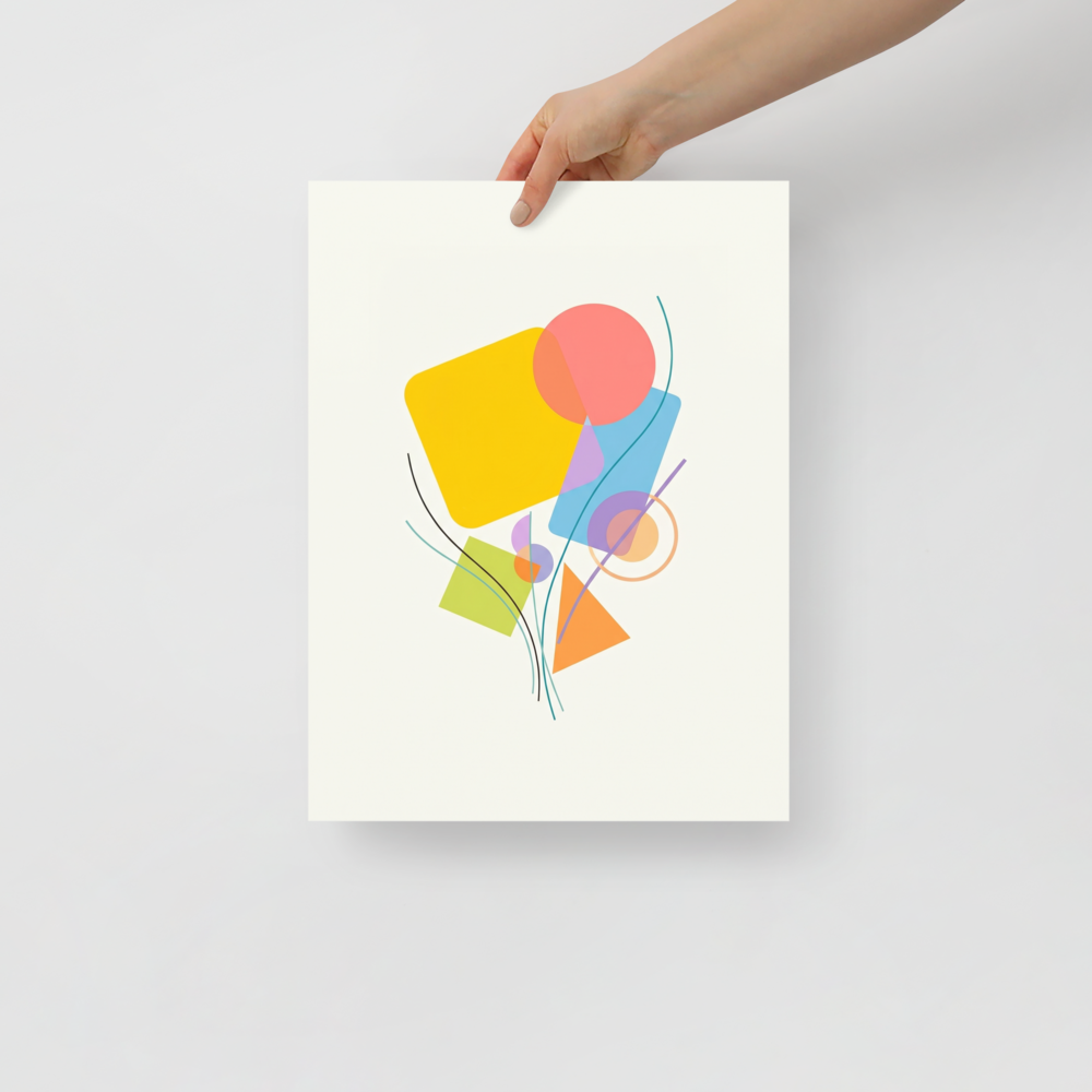Geometric Bouquet Mockup