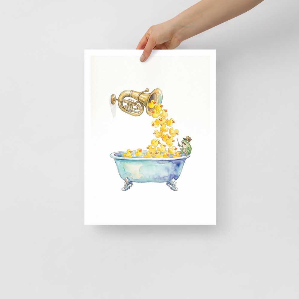 The Symphony of Rubber Ducks Mockup