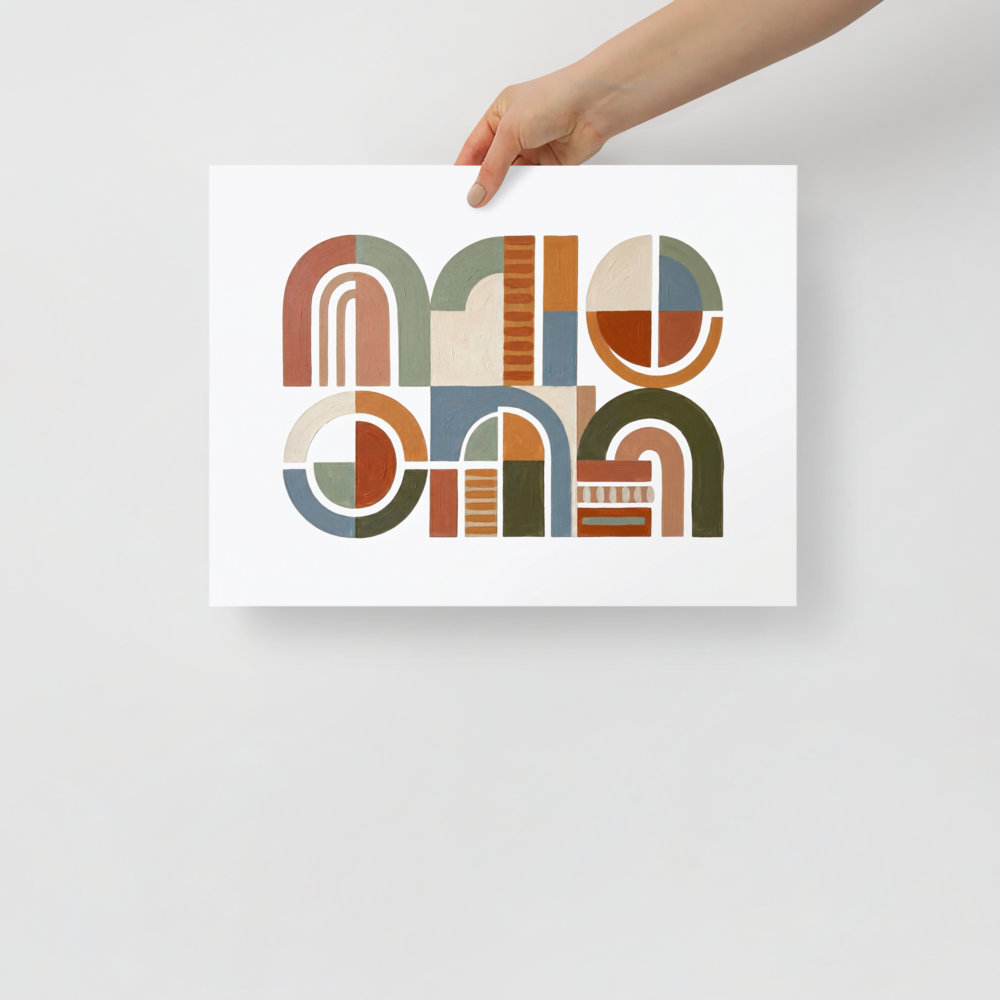 Textured Arches Mockup