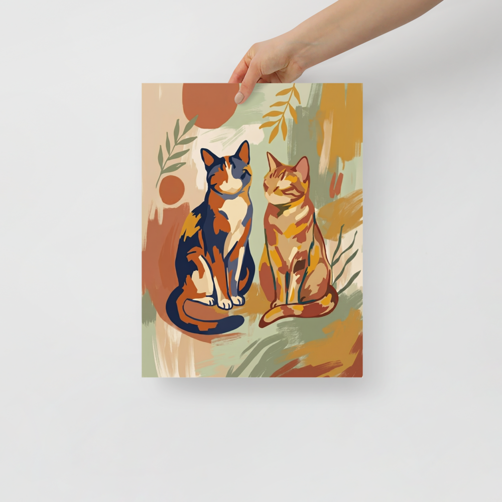 Feline Companions Mockup
