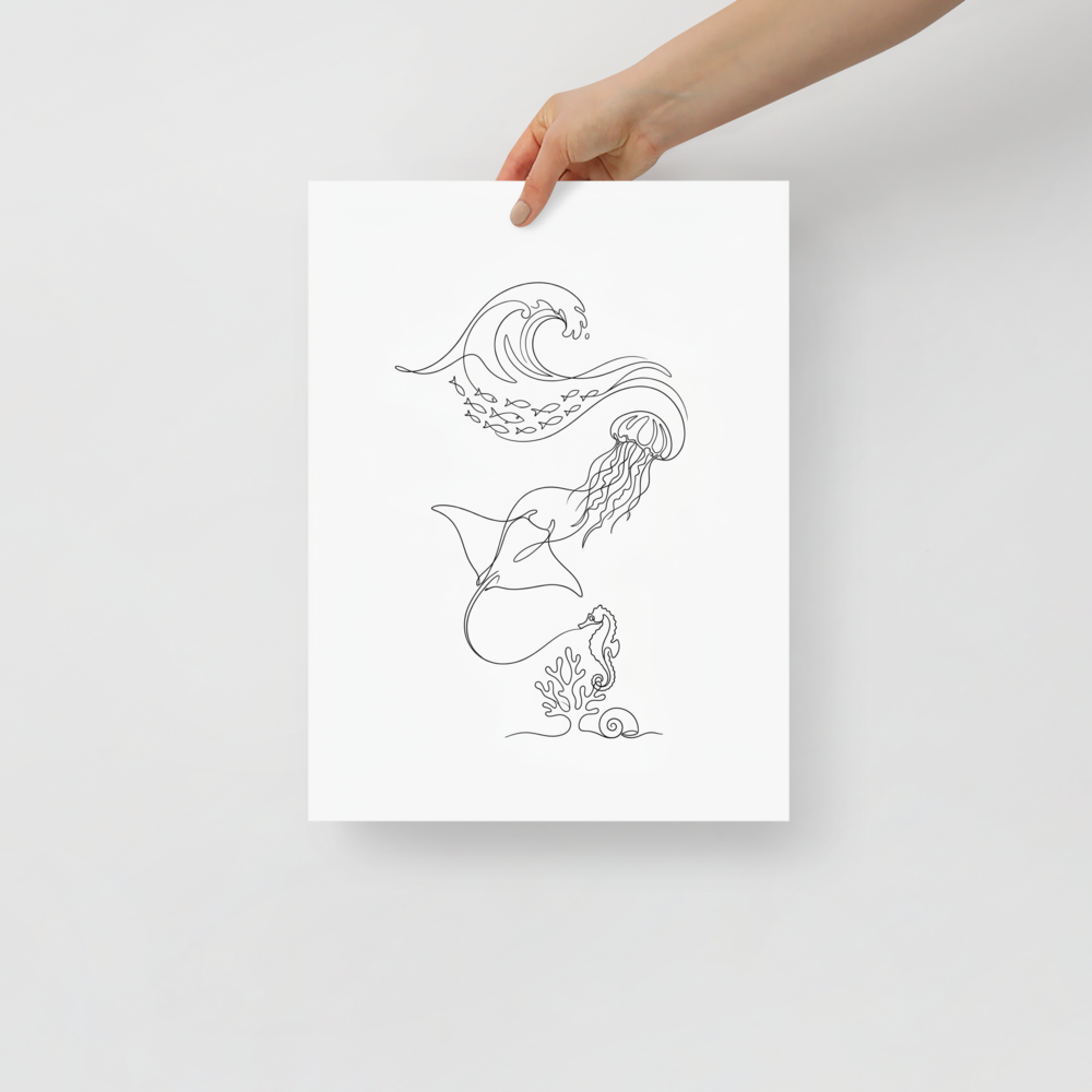 Oceanic Harmony Mockup