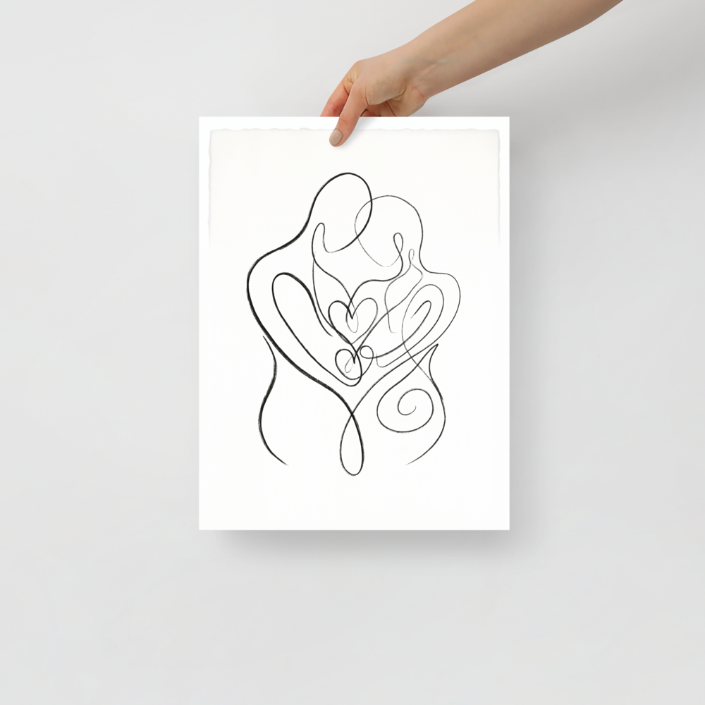 Intertwined Hearts Mockup