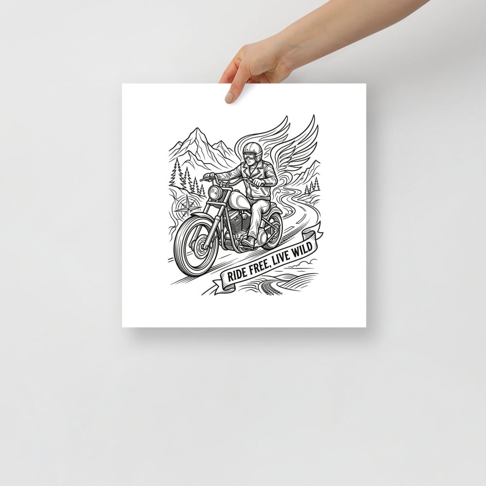 Ride Free Mockup