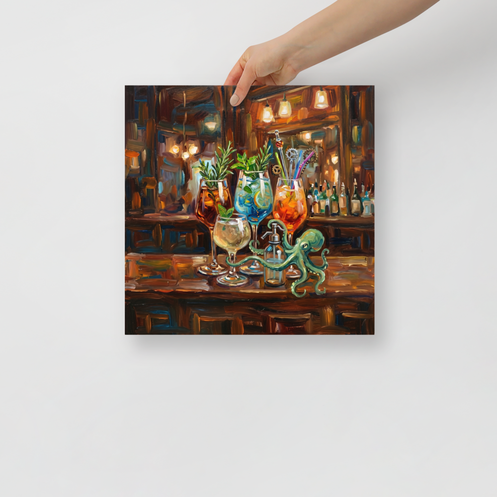 The Alchemist's Bar Mockup