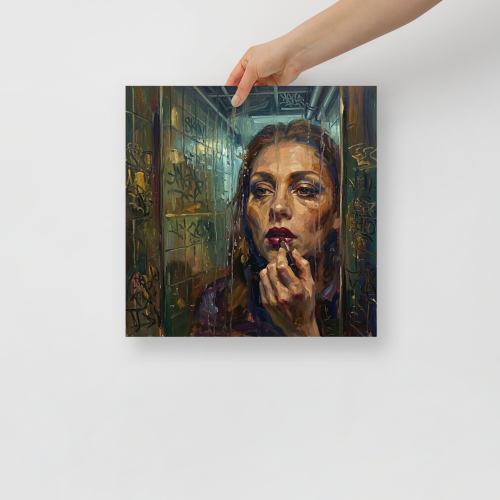 Behind the Glass Mockup
