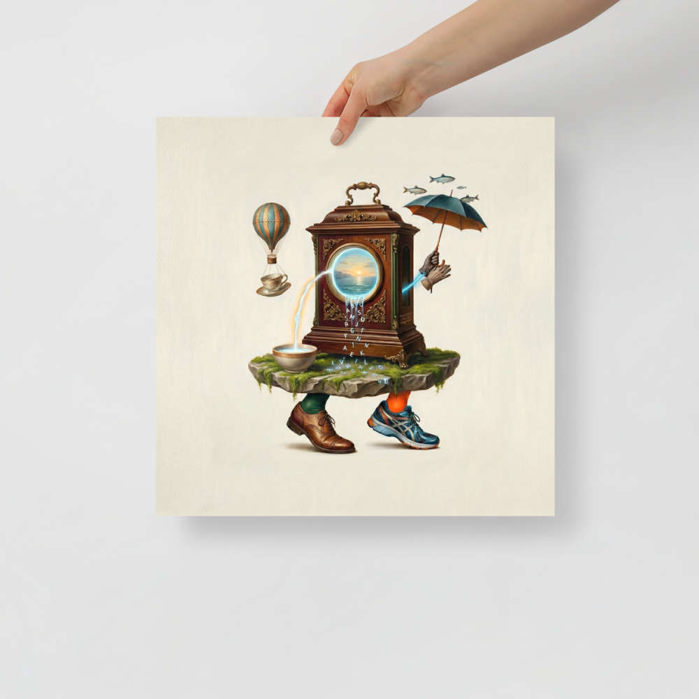 Time's Liquid Journey Mockup