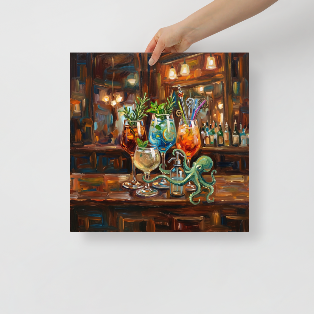 The Alchemist's Bar Mockup