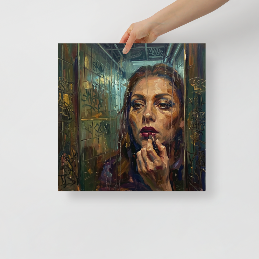 Behind the Glass Mockup
