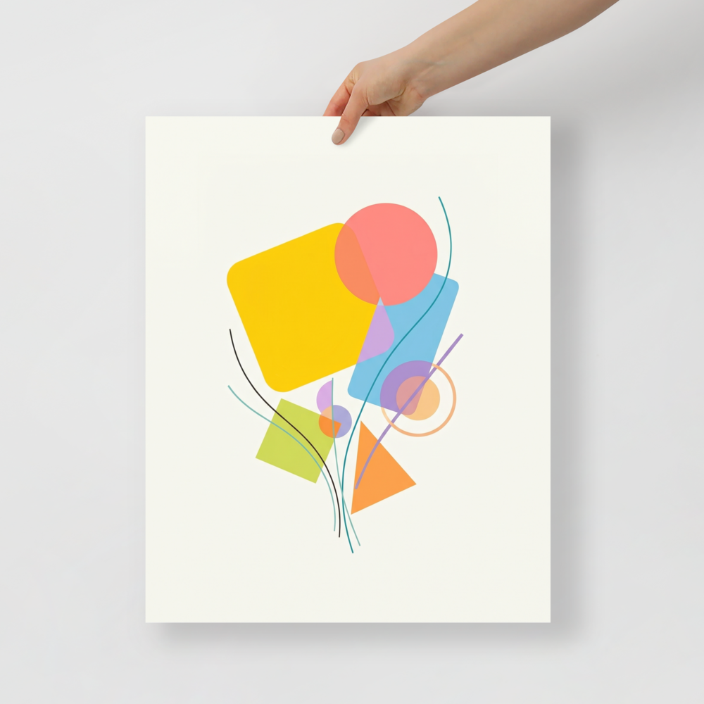 Geometric Bouquet Mockup