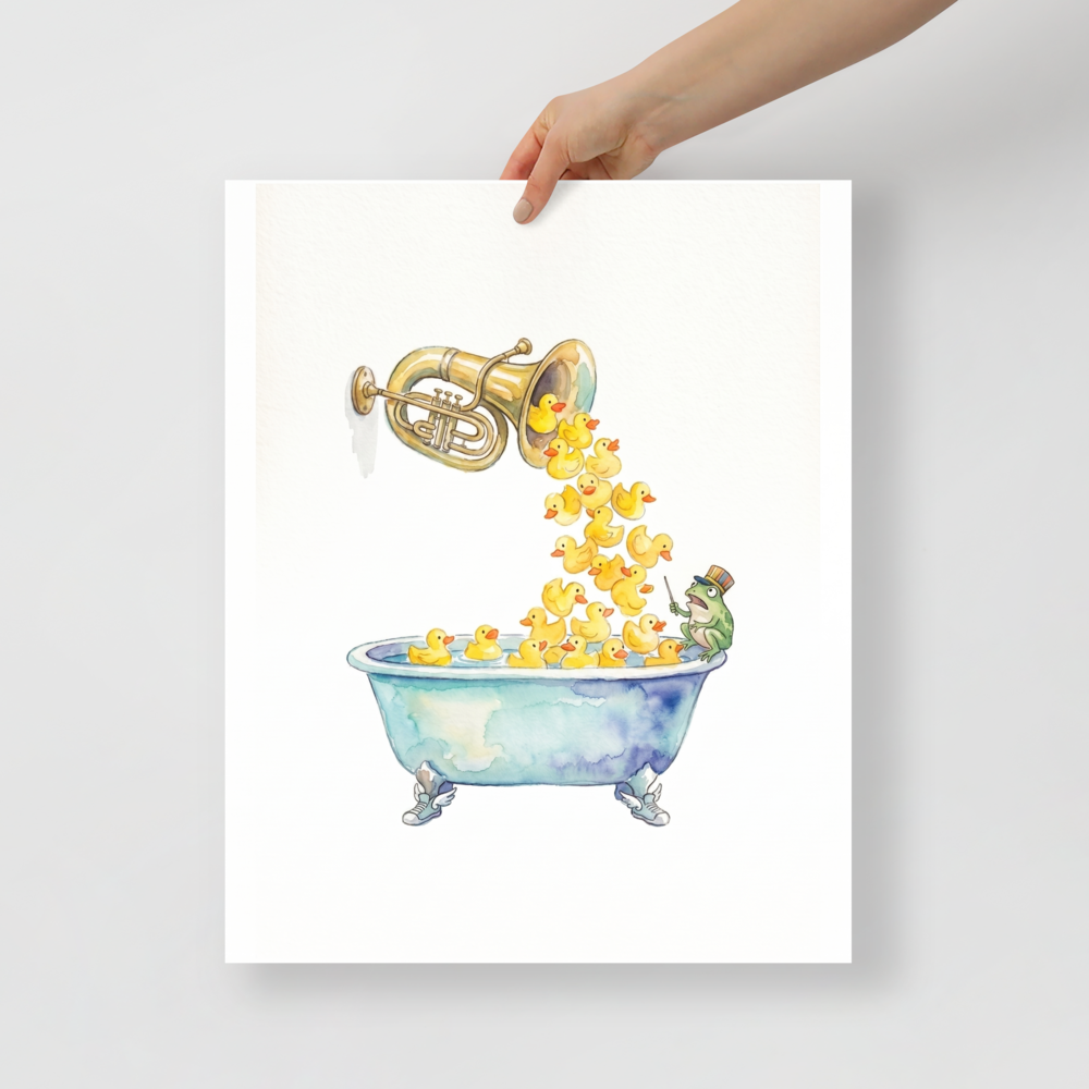The Symphony of Rubber Ducks Mockup