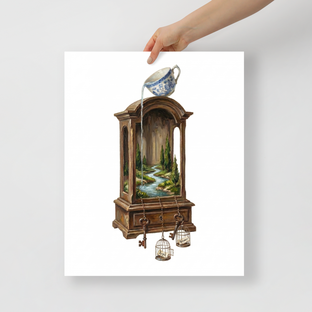 The Caged Reason Mockup