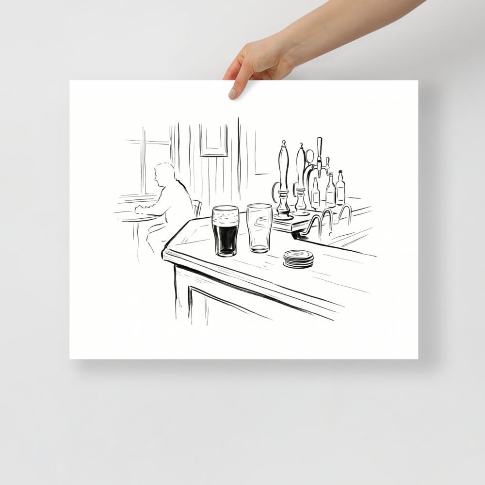 The Local Pint Mockup