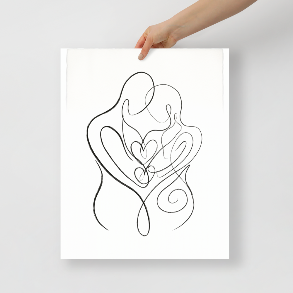 Intertwined Hearts Mockup