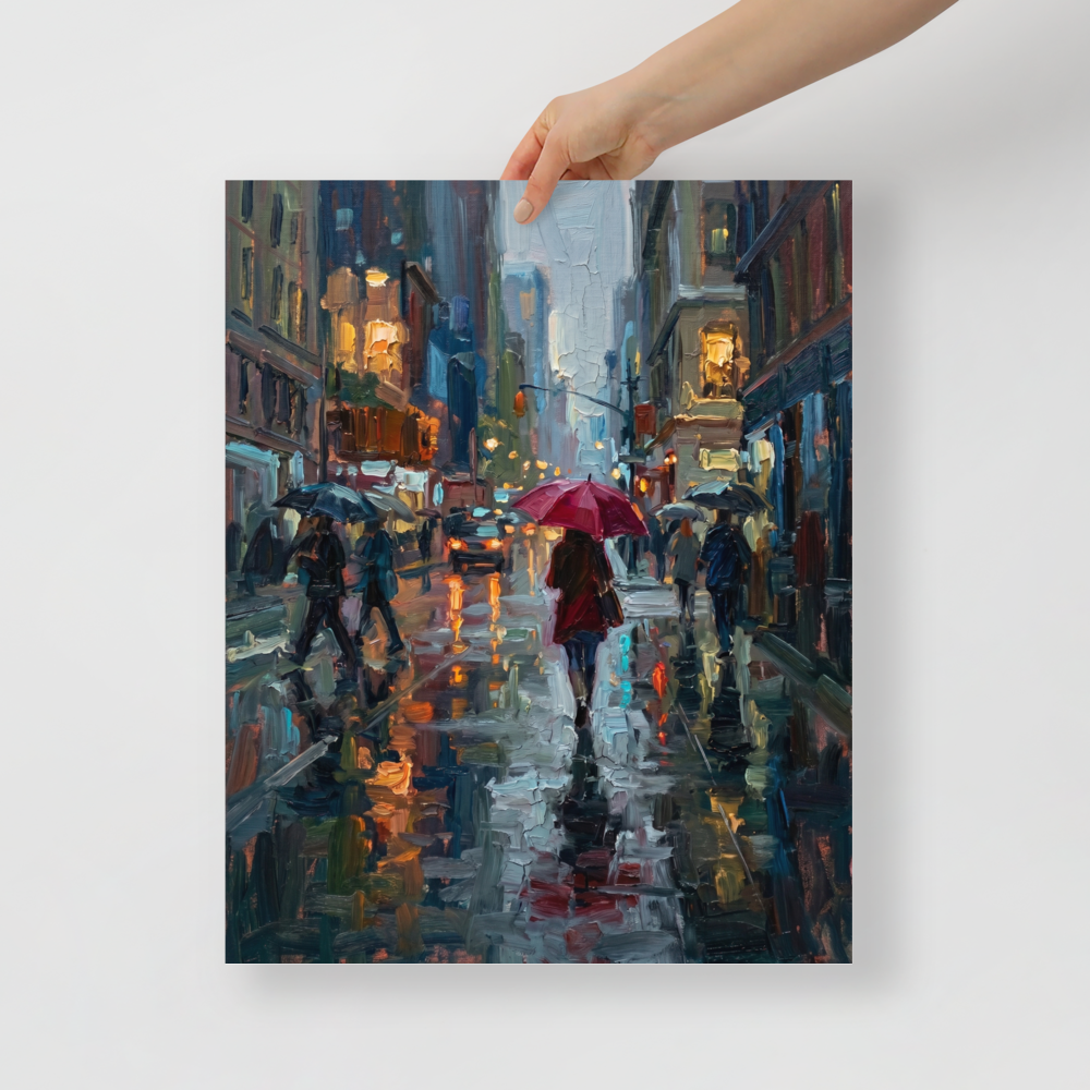 Neon Rain Mockup