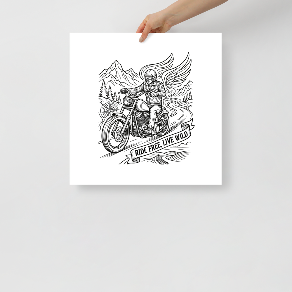 Ride Free Mockup