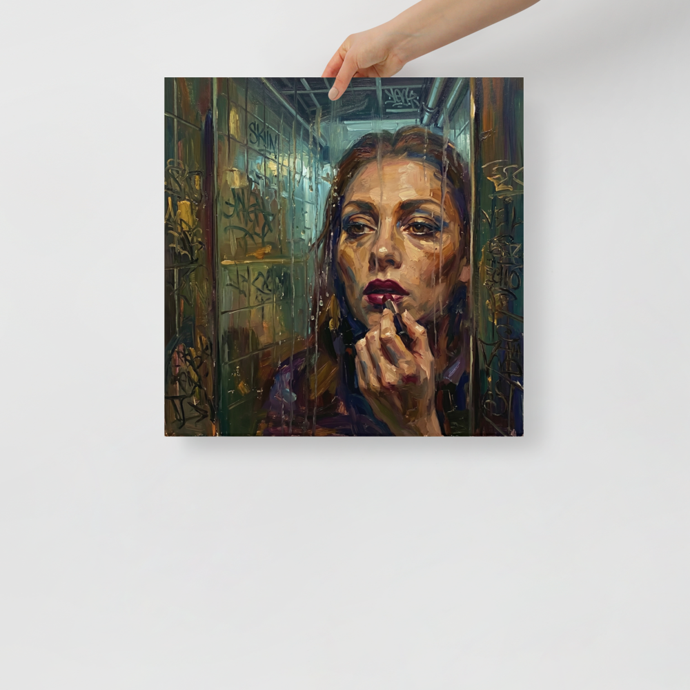 Behind the Glass Mockup