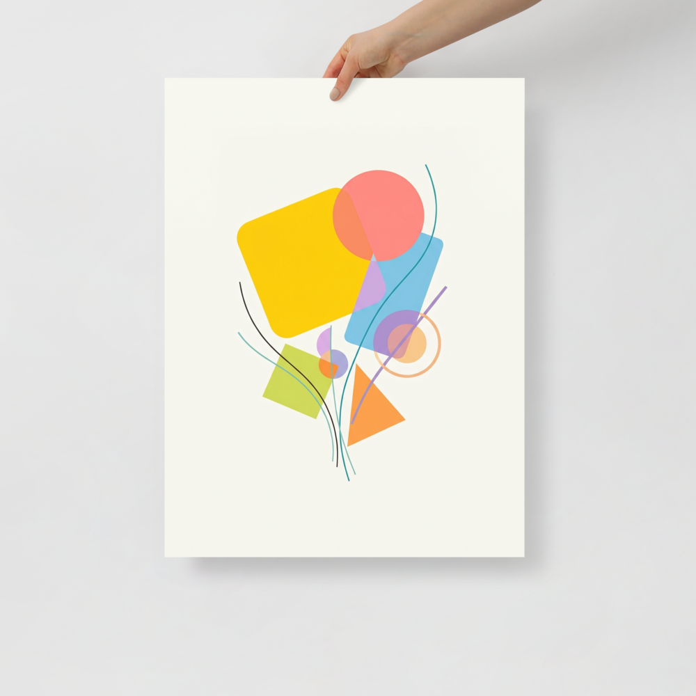 Geometric Bouquet Mockup