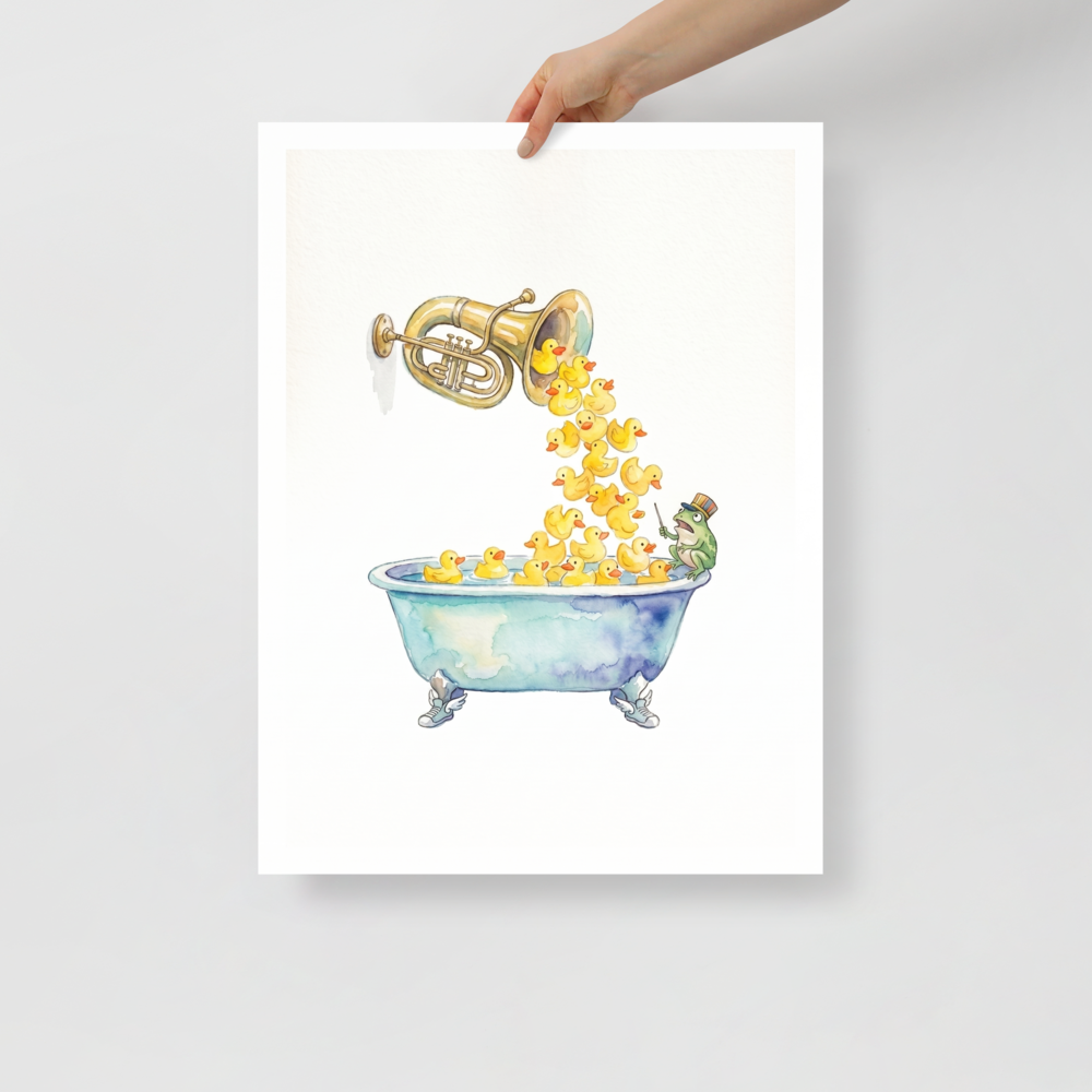 The Symphony of Rubber Ducks Mockup
