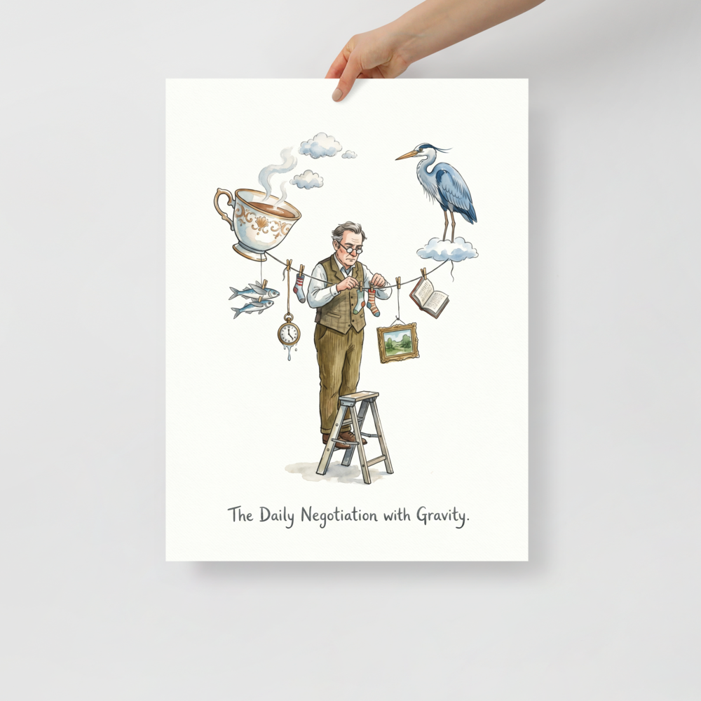 The Daily Negotiation with Gravity Mockup