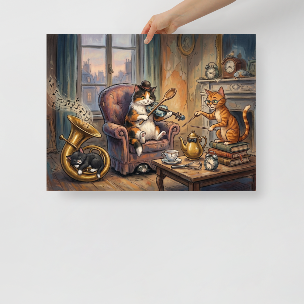 The Feline Symphony Mockup