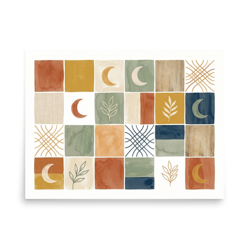 Celestial Patchwork Mockup