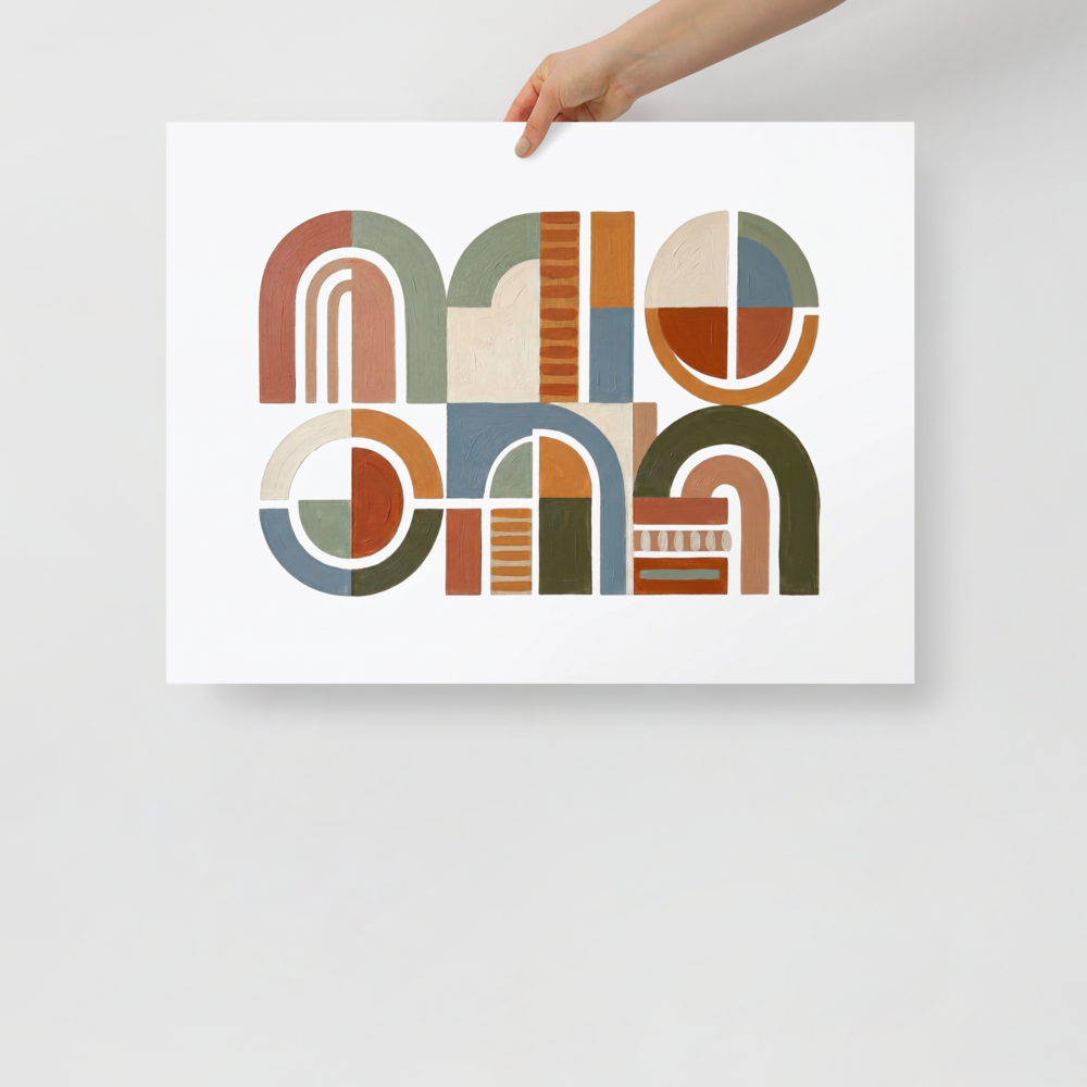 Textured Arches Mockup
