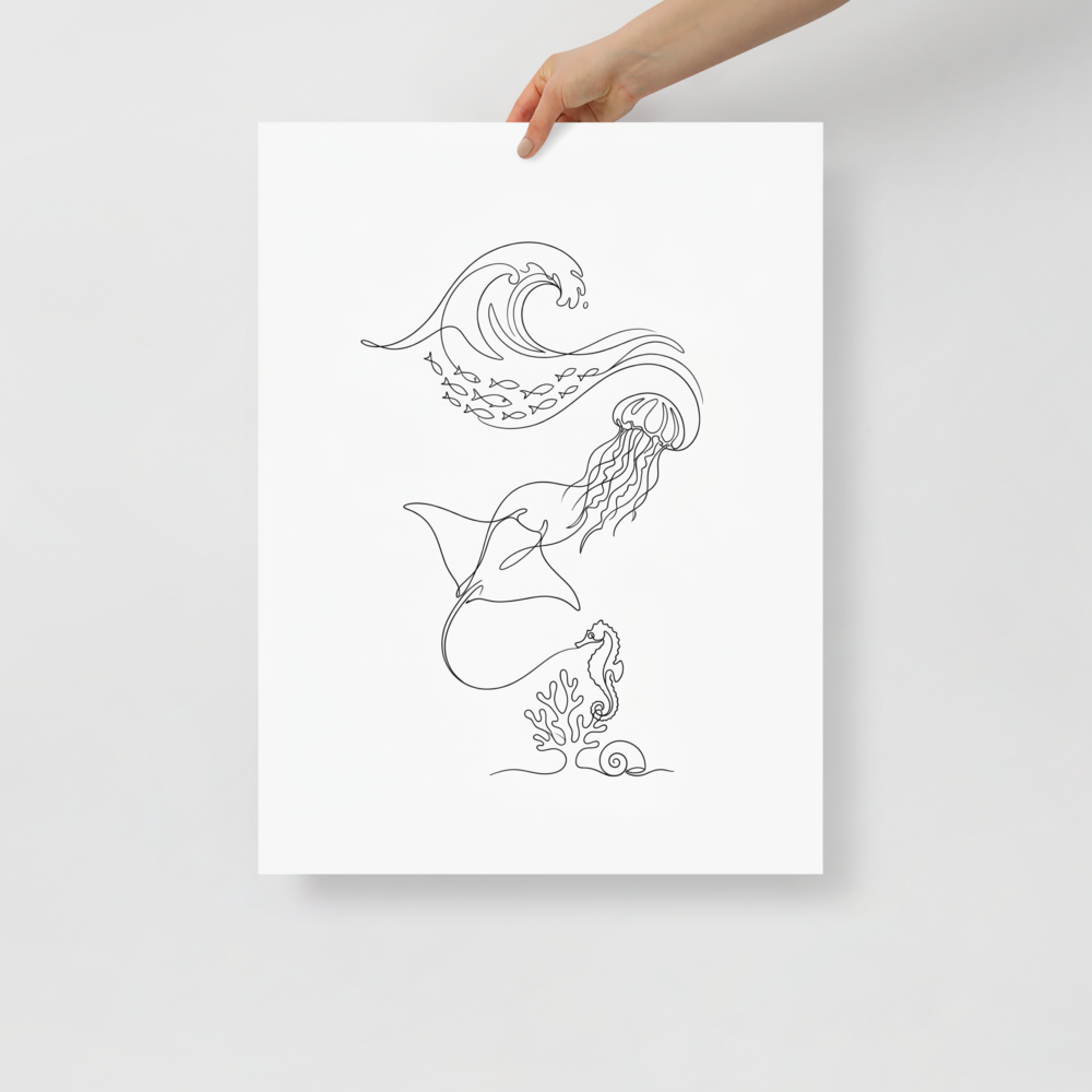 Oceanic Harmony Mockup