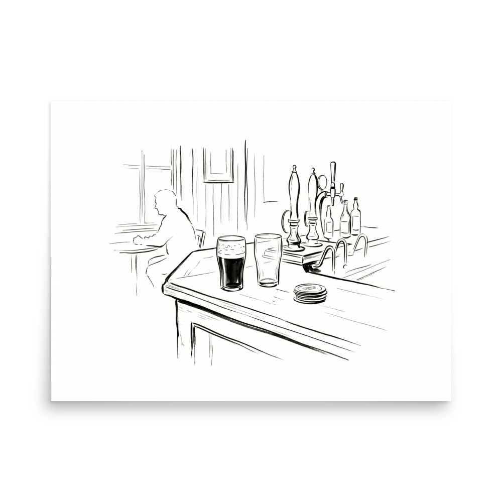 The Local Pint Mockup