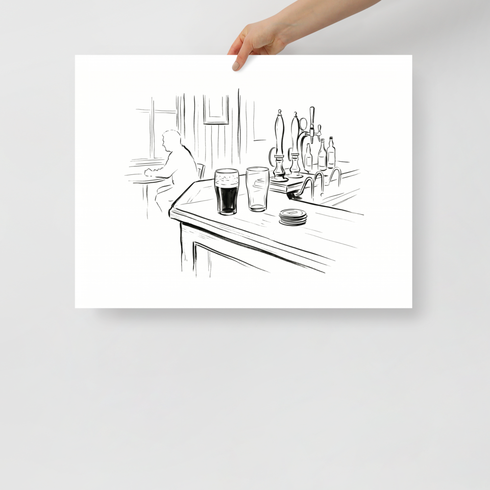 The Local Pint Mockup